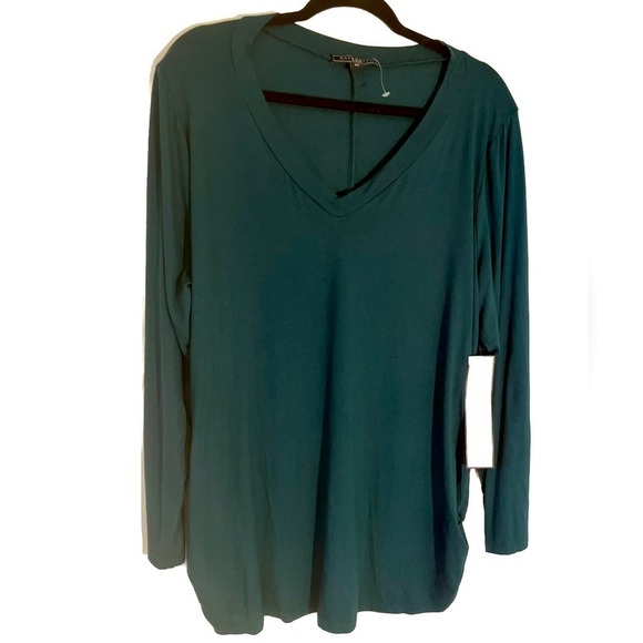 Maternity Essentials Green Top NWT Size 2X - Picture 1 of 2